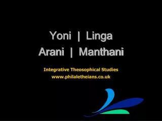 Yoni | Linga Arani | Manthani