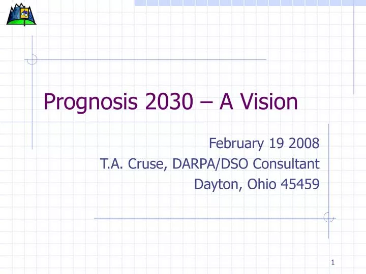 prognosis 2030 a vision