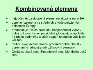 Kombinovaná plemena