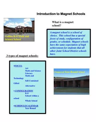 Introduction to Magnet Schools