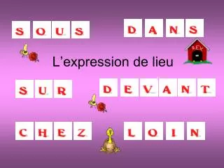 l expression de lieu