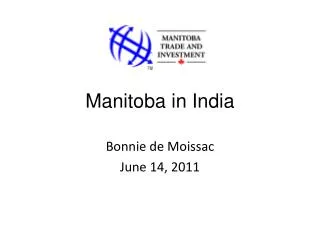 Manitoba in India