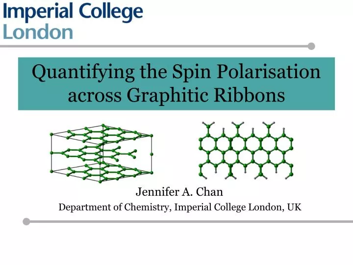 quantifying the spin polarisation across graphitic ribbons