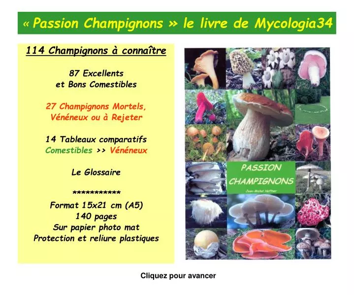 passion champignons le livre de mycologia34