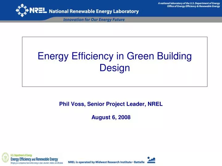 energy efficiency in green building design