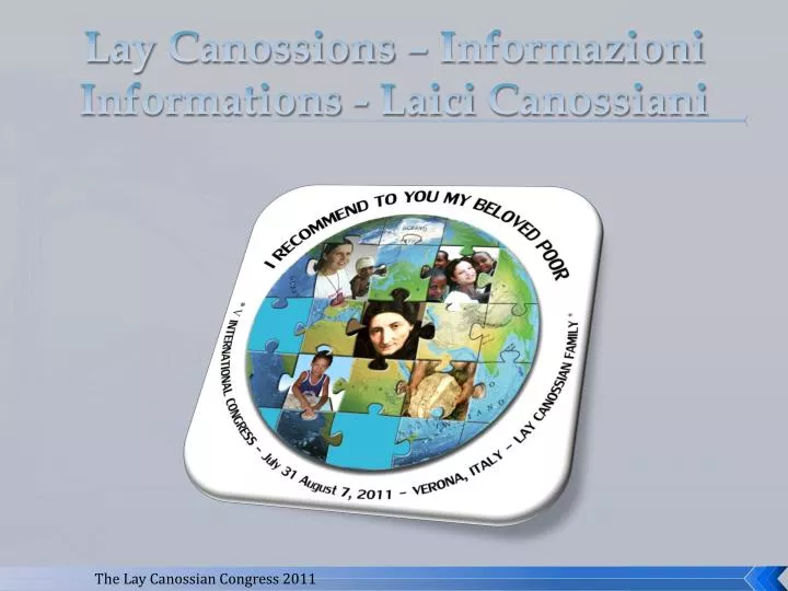 lay canossions informazioni information s laici canossiani