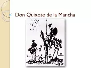 don quixote de la mancha