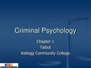 Criminal Psychology