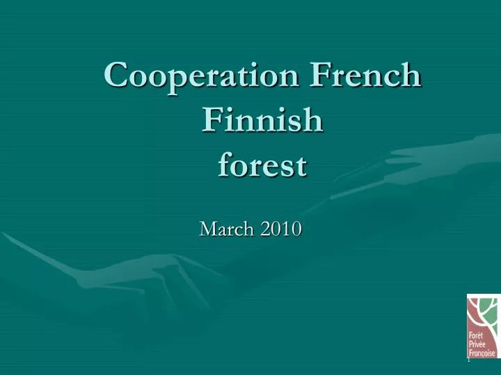 cooperation french finnish forest