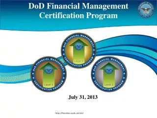 DoD Financial Management Certification Program