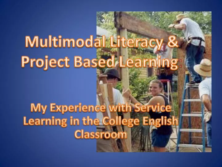 multimodal literacy project based learning