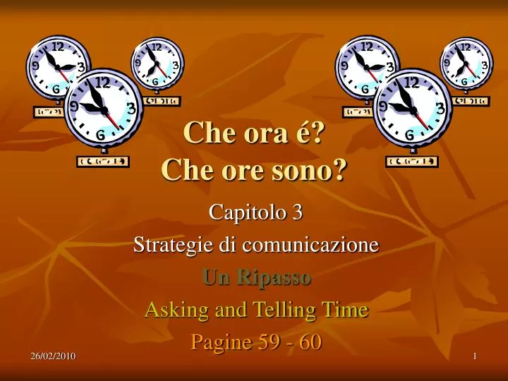 capitolo 3 strategie di comunicazione un ripasso asking and telling time pagine 59 60