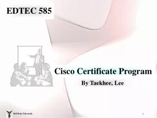 EDTEC 585