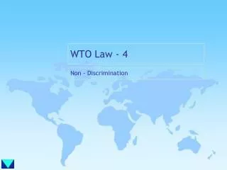 WTO Law - 4