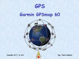 GPS Garmin GPSmap 60
