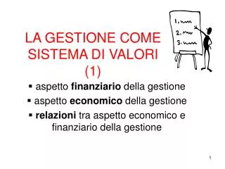 la gestione come sistema di valori 1