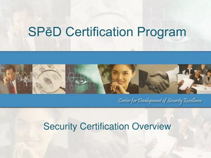 sp d certification program