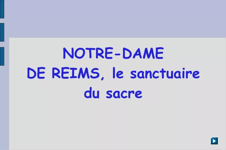 notre dame de reims le sanctuaire du sacre