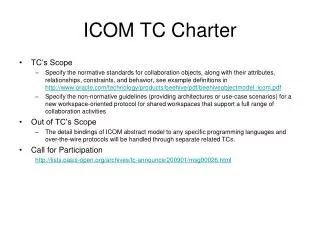 ICOM TC Charter