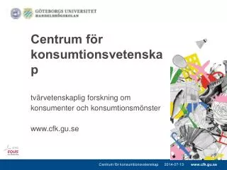 centrum f r konsumtionsvetenskap