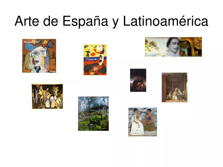 arte de espa a y latinoam rica