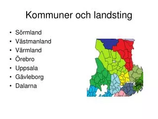 Kommuner och landsting