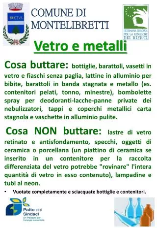 vetro e metalli