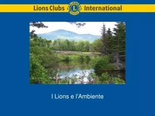 i lions e l ambiente