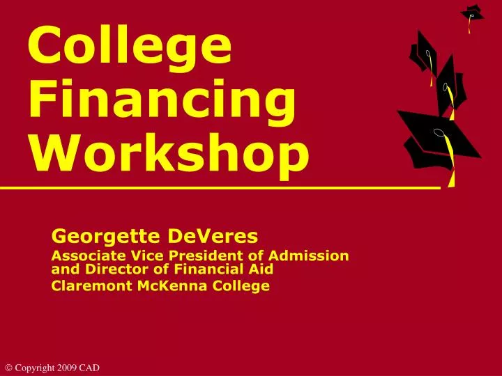 college financing workshop