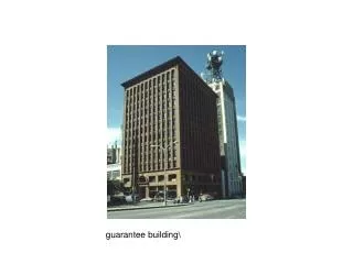 guarantee building\
