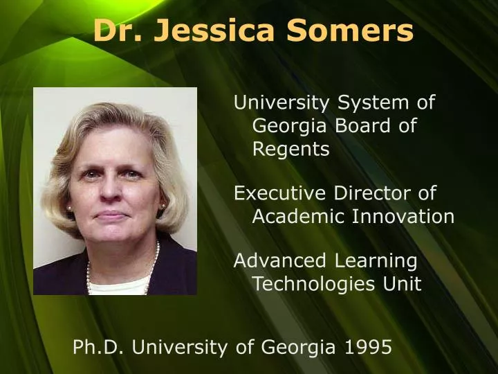 dr jessica somers