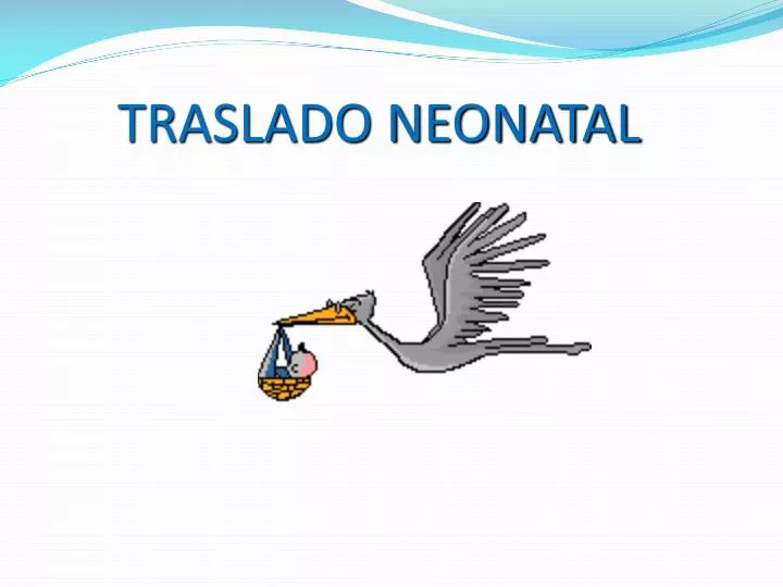 traslado neonatal