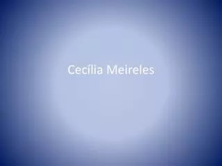 cec lia meireles