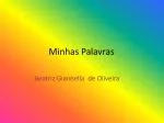 Minhas Palavras - slide 1