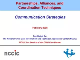 Partnerships, Alliances, and Coordination Techniques
