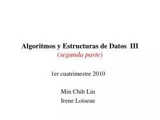 algoritmos y estructuras de datos iii segunda parte