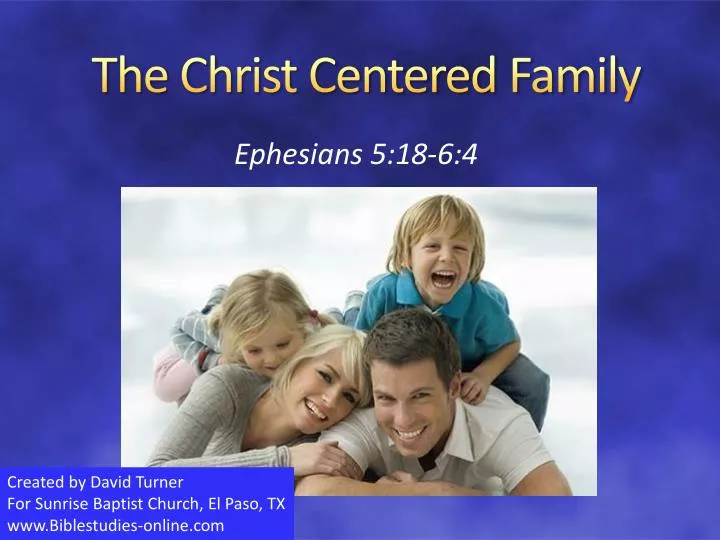the christ centered family