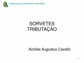sorvetes tributa o