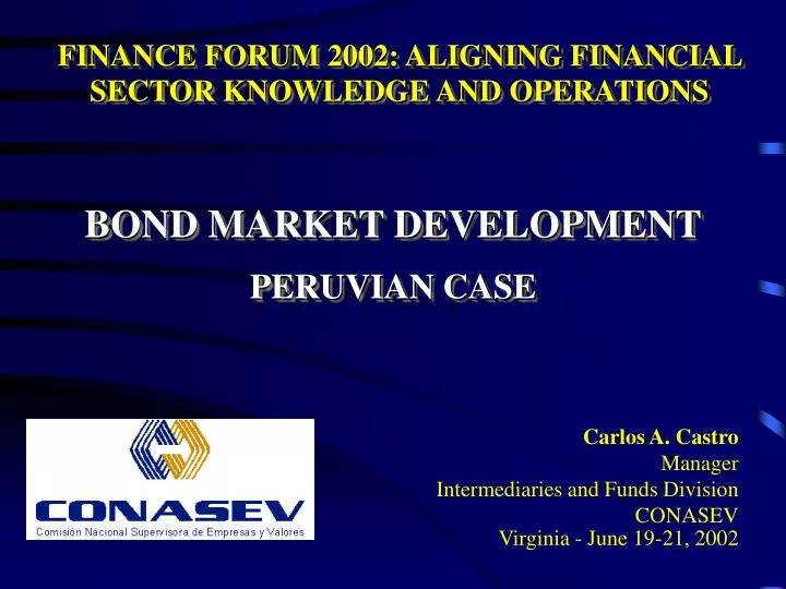 finance forum 2002 aligning financial sector knowledge and operations