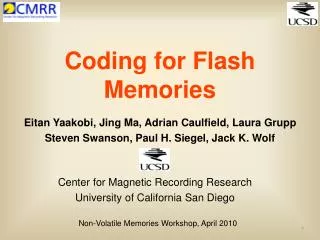 Coding for Flash Memories
