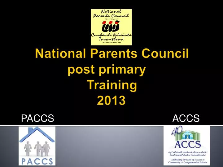 national parents council post primary training 2013