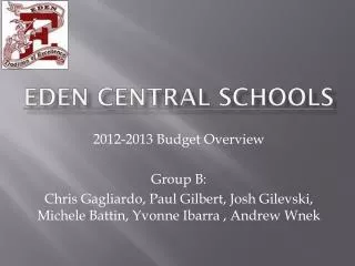 Eden Central Schools