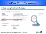 ePro Mini Training - slide 1