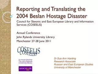 Reporting and Translating the 2004 Beslan Hostage Disaster