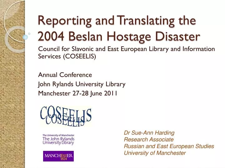 reporting and translating the 2004 beslan hostage disaster