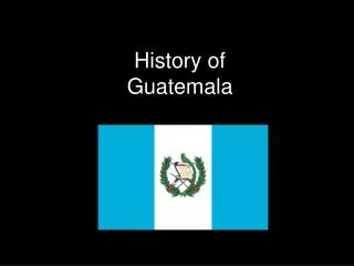 History of Guatemala