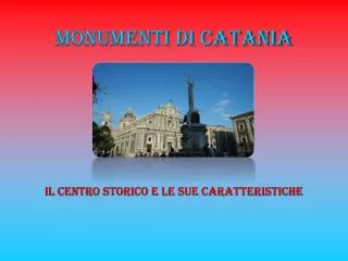 monumenti di catania