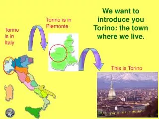 We want to introduce you Torino: the town where we live.