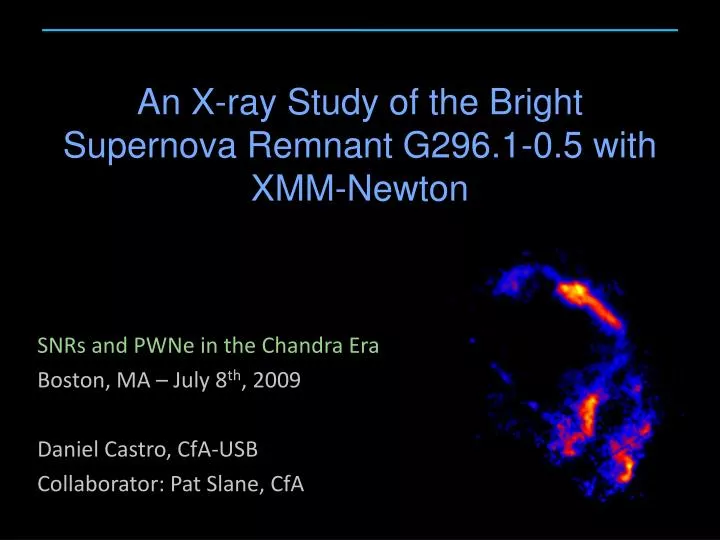 an x ray study of the bright supernova remnant g296 1 0 5 with xmm newton