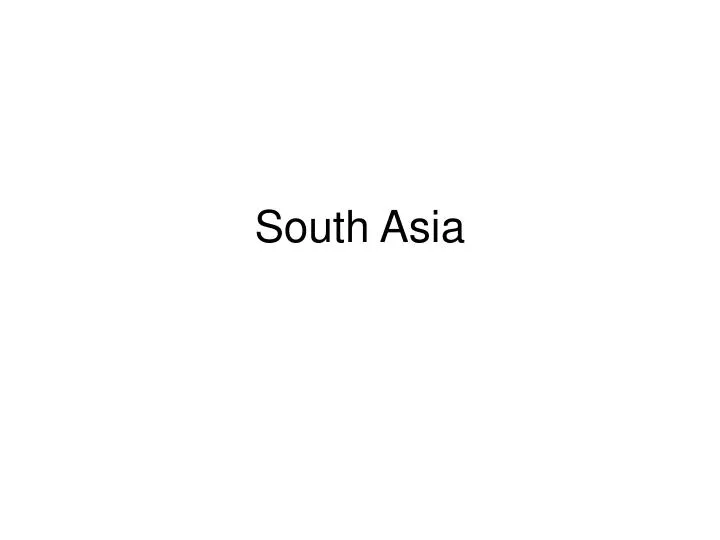 south asia